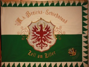 Fahne der Schützengilde Zell am Ziller